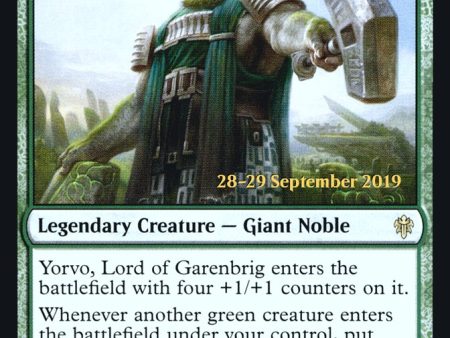 Yorvo, Lord of Garenbrig [Throne of Eldraine Prerelease Promos] Fashion