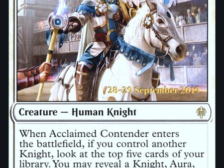 Acclaimed Contender [Throne of Eldraine Prerelease Promos] Online now