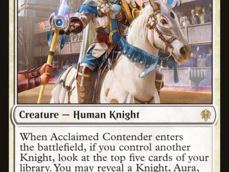 Acclaimed Contender (Promo Pack) [Throne of Eldraine Promos] Sale