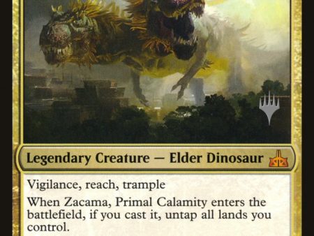 Zacama, Primal Calamity (Promo Pack) [Rivals of Ixalan Promos] Cheap