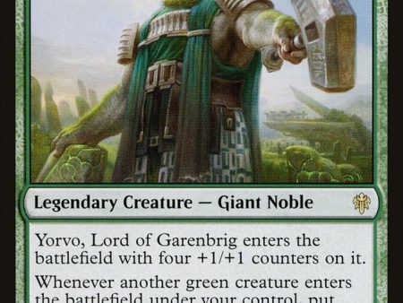 Yorvo, Lord of Garenbrig [Throne of Eldraine] Sale